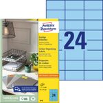 AVERY Zweckform Etiketten 3449 blau 70,0 x 37,0 mm