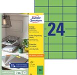 AVERY Zweckform Etiketten 3450 grün 70,0 x 37,0 mm