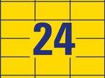 AVERY Zweckform Etiketten 3451 gelb 70,0 x 37,0 mm