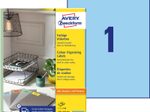AVERY Zweckform Etiketten 3471 blau 210,0 x 297,0 mm