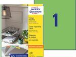 AVERY Zweckform Etiketten 3472 grün 210,0 x 297,0 mm