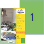 AVERY Zweckform Etiketten 3472 grün 210,0 x 297,0 mm