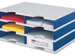 styro Styrodoc Sortierstation DIN C4 6 -Fach grau/blau