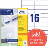 AVERY Zweckform Etiketten 3665 weiß 105,0 x 33,8 mm