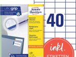 AVERY Zweckform Etiketten 3651 weiß 52,5 x 29,7 mm