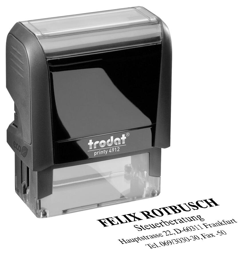 trodat Textstempel, individualisierbar printy 4912 ohne Logo