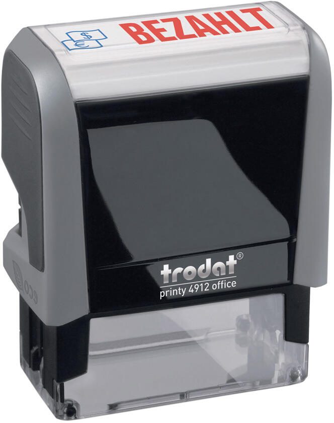 trodat Textstempel Office Ecoprinty "BEZAHLT" 