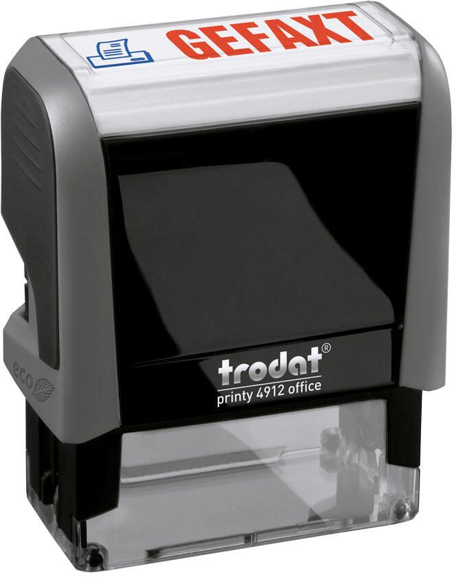 trodat Textstempel Office Ecoprinty "GEFAXT"