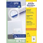 AVERY Zweckform Etiketten 3477 weiß 105,0 x 41,0 mm
