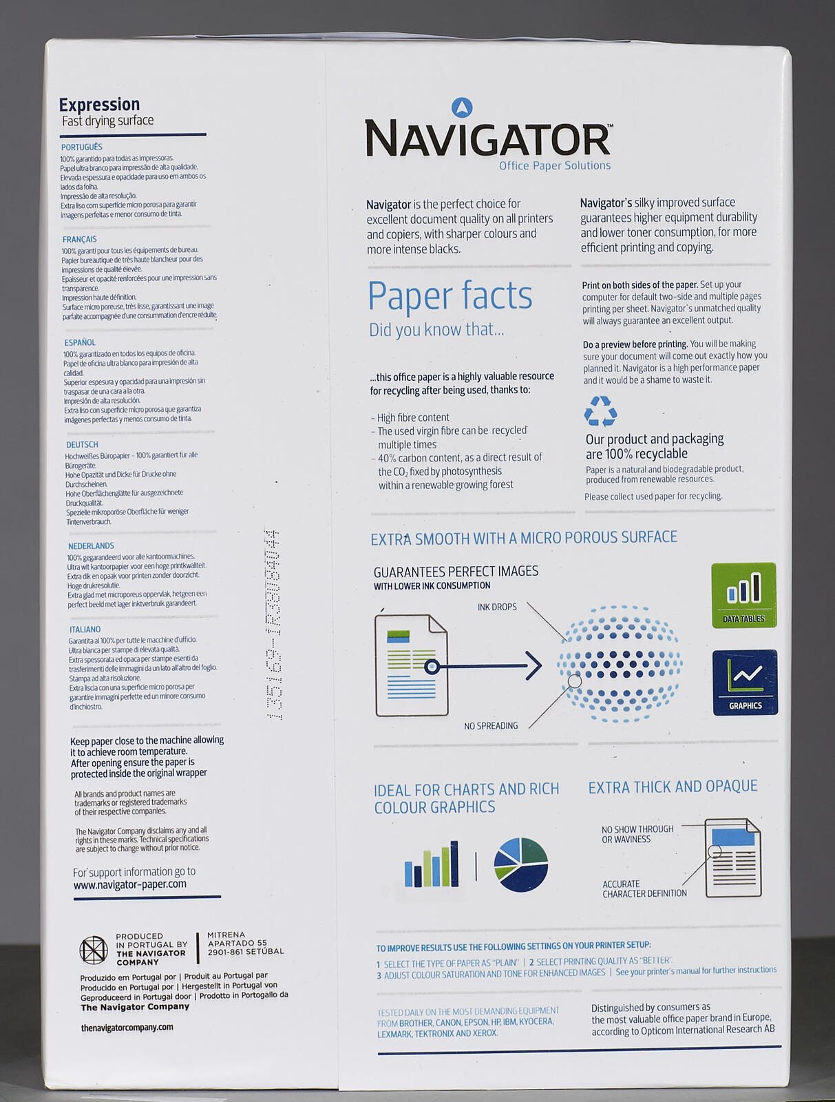 NAVIGATOR Kopierpapier DIN A4 90 g/m²