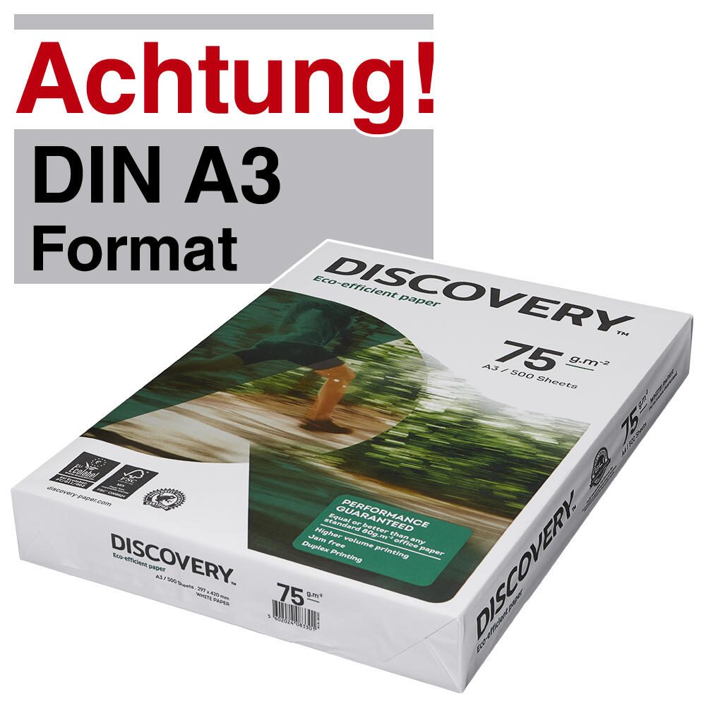 DISCOVERY Kopierpapier DIN A3 75 g/m²
