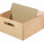 HAN Karteikasten A5 für 900 Karteikarten braun