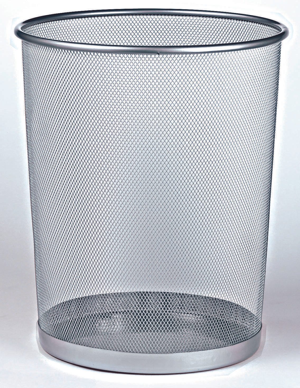Zeller Papierkorb 17,5 l alu