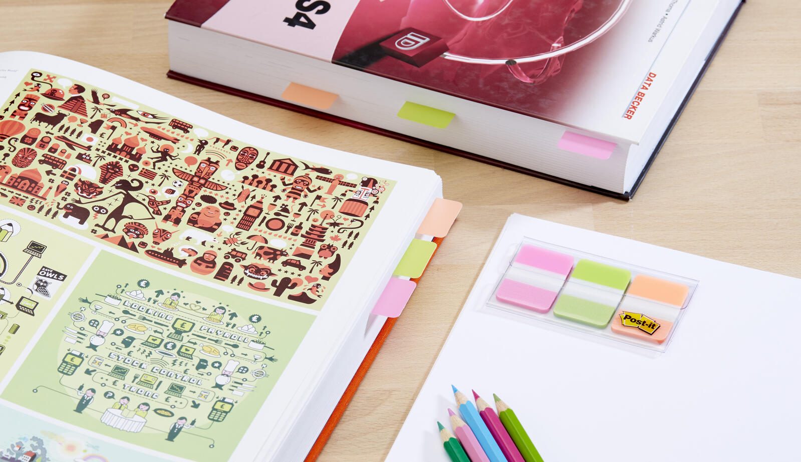 Post-it® Index Strong Haftmarker 2,5 x 3,8 cm