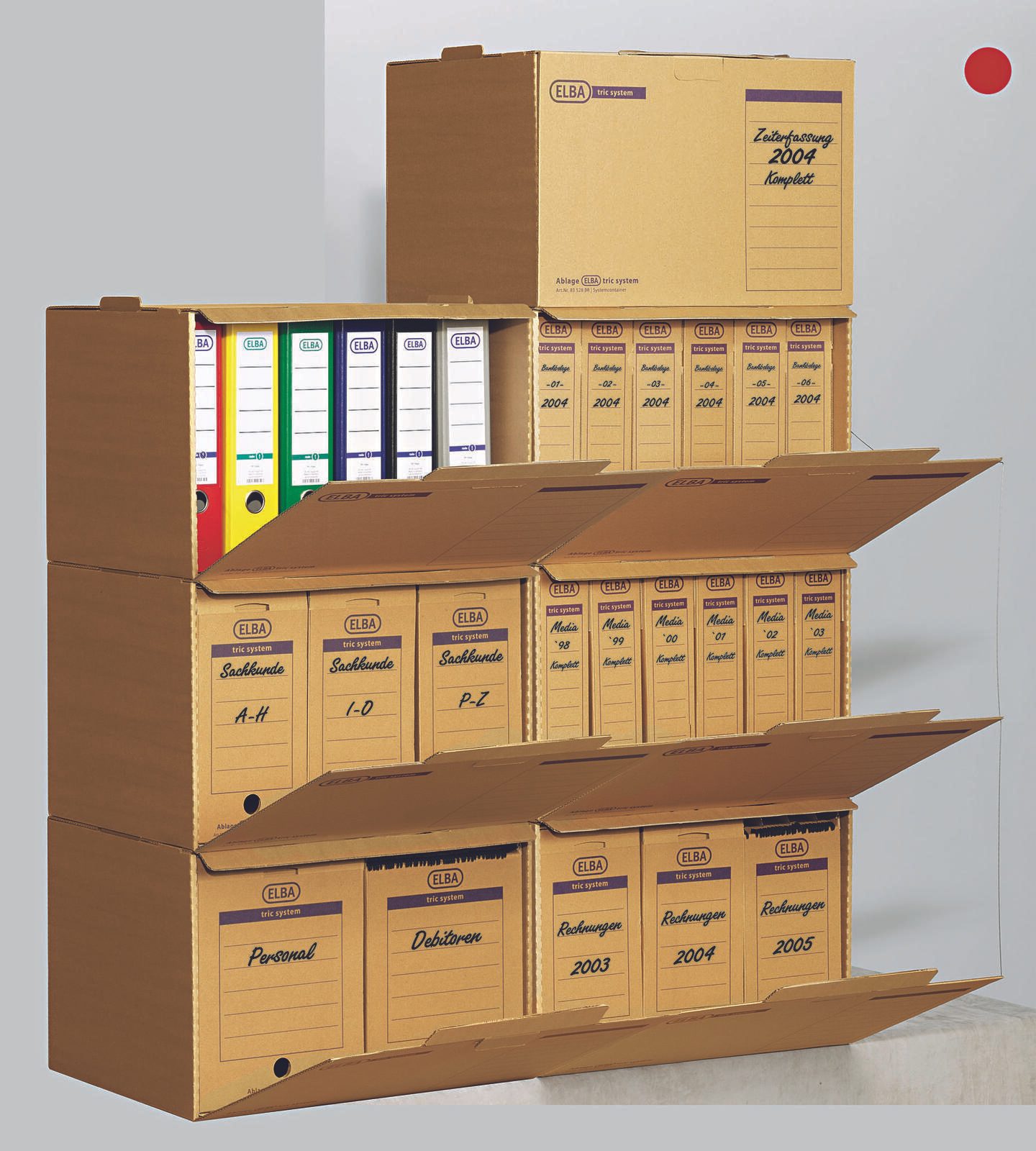 ELBA Archivcontainer für Ordner 51,0 x 36,0 x 33,0 cm