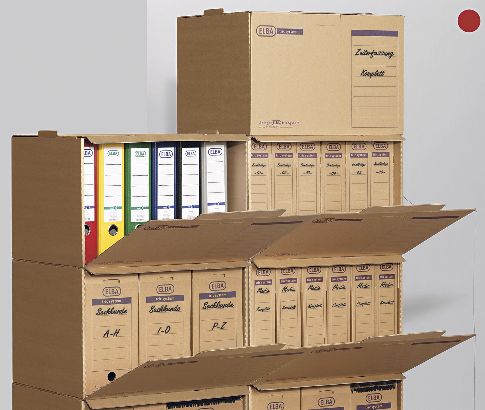 ELBA Archivcontainer für Ordner 51,0 x 36,0 x 33,0 cm