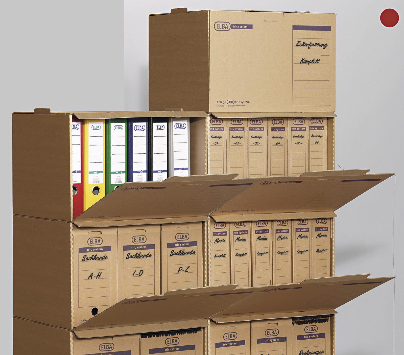 ELBA Archivcontainer für Ordner 51,0 x 36,0 x 33,0 cm