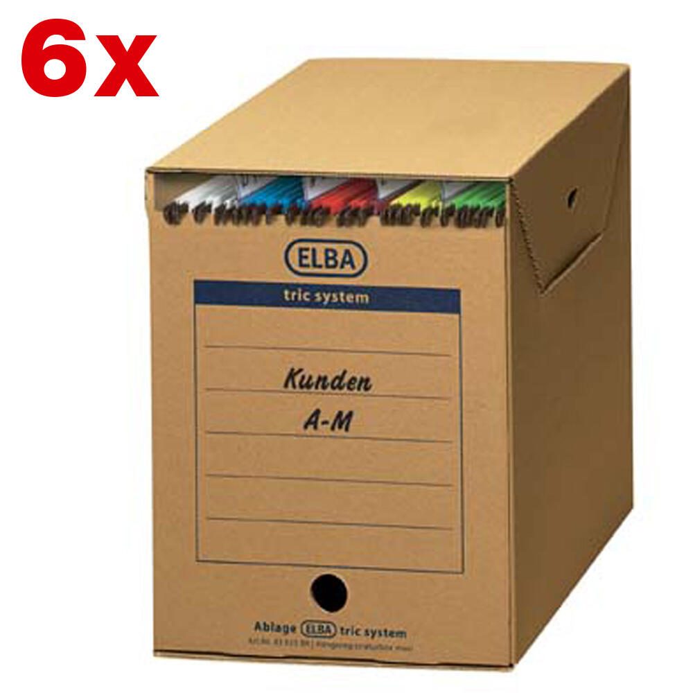 ELBA Archivboxen für lose Dokumente 24,0 x 34,1 x 31,5 cm