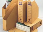ELBA Archiv-Stehsammler tric system Wellpappe braun , DIN A4