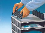 styro Styrodoc Sortierstation DIN C4 4 -Fach grau/blau