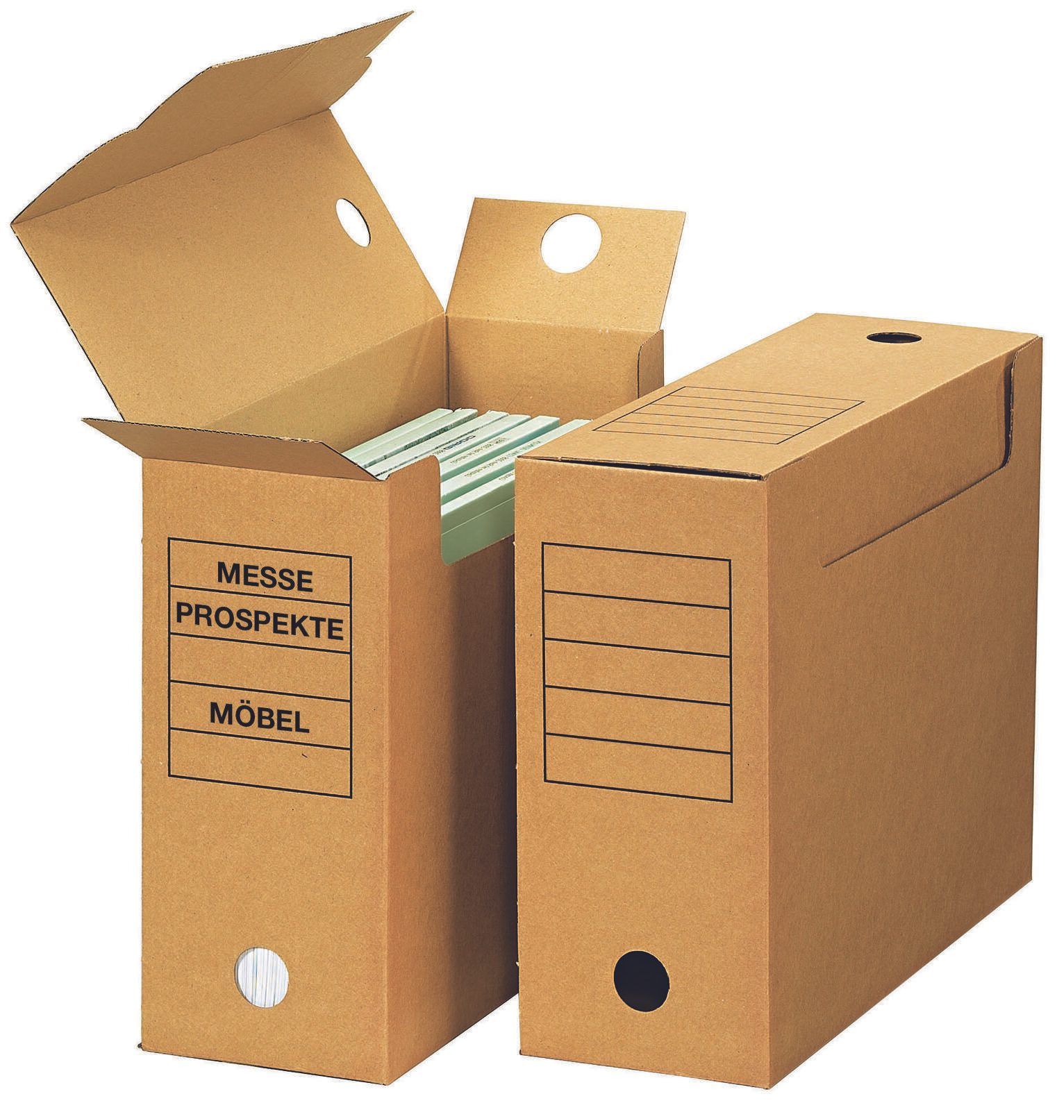Top-Print Archivboxen für Ordner 33,5 x 11,4 x 25,3 cm