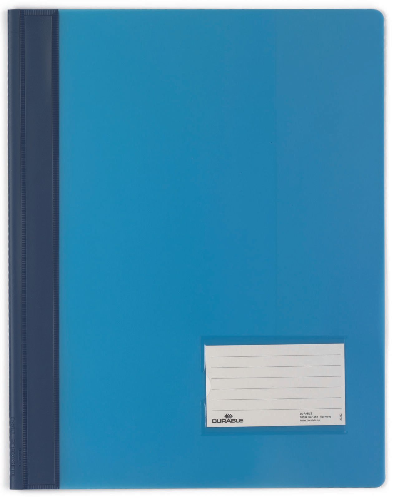 DURABLE Schnellhefter DIN A4 überbreit PVC hellblau
