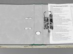 LEITZ Ordner Rückenbreite 5.2 cm DIN A4 Karton grün marmoriert