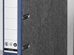 LEITZ Ordner Rückenbreite 5.2 cm DIN A4 Karton blau marmoriert