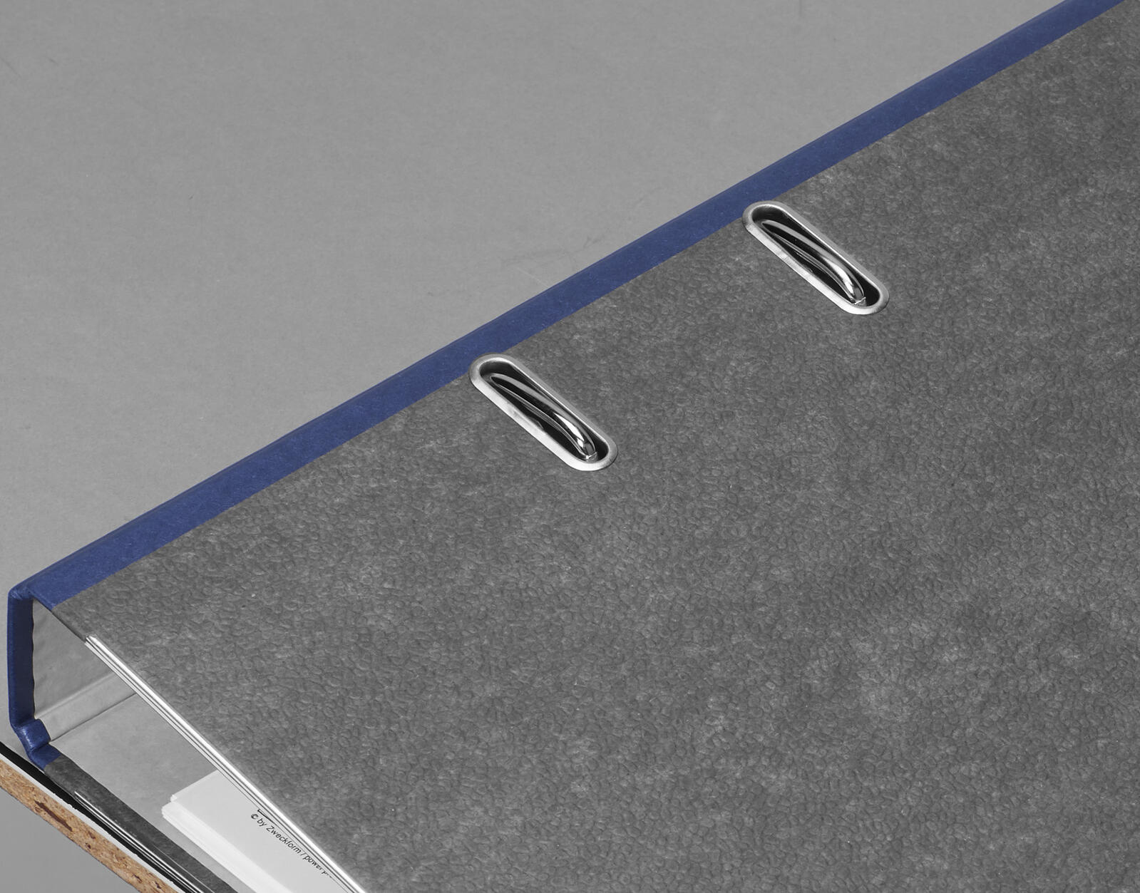 LEITZ Ordner Rückenbreite 5.2 cm DIN A4 Karton blau marmoriert