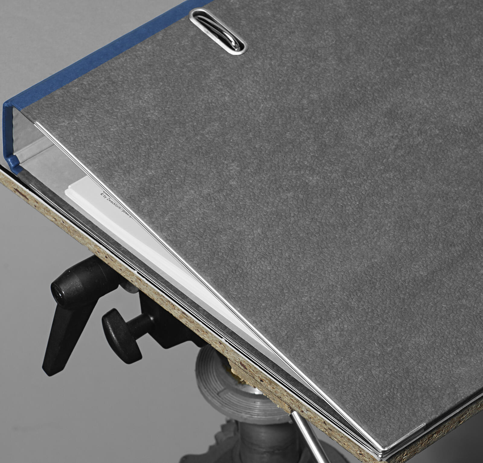 LEITZ Ordner Rückenbreite 5.2 cm DIN A4 Karton blau marmoriert