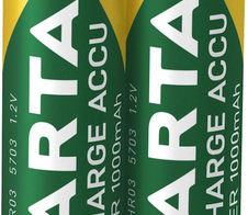 VARTA Recharge Accu Power AAA 1000 mAh Blister 2