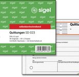SIGEL Formularbuch Quittung, MwSt. separat ausgewiesen DIN A6 quer 3x 40 Seiten
