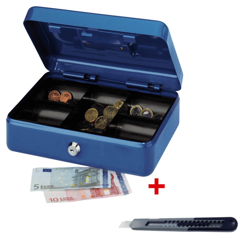 MAUL Geldkassette Größe 3 blau