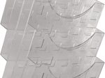 helit the grid wall Wandprospekthalter DIN A4 5-Fach  transparent