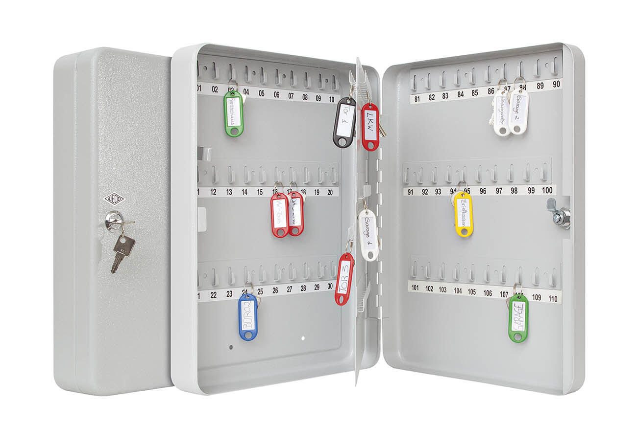 WEDO Schlüsselkasten   mit 110 Sicherheitsschloss lichtgrau