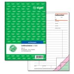 SIGEL Formularbuch Lieferschein mit Empfangsschein DIN A5 3x 50 Seiten