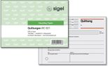 SIGEL Formularbuch Quittung, MwSt. separat ausgewiesen DIN A6 quer 1x 100 Seiten