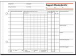 SIGEL Formularbuch Wochenbericht DIN A5 quer 1x 100 Seiten
