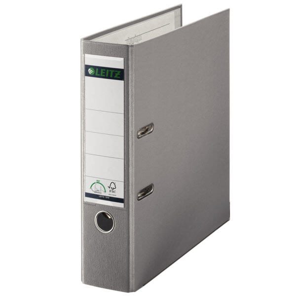 LEITZ Ordner Rückenbreite 8 cm DIN A4 Kunststoff grau