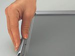 Showdown® Displays Klapprahmen 24,1 x 32,8 cm silber