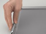 Showdown® Displays Klapprahmen 24,1 x 32,8 cm silber