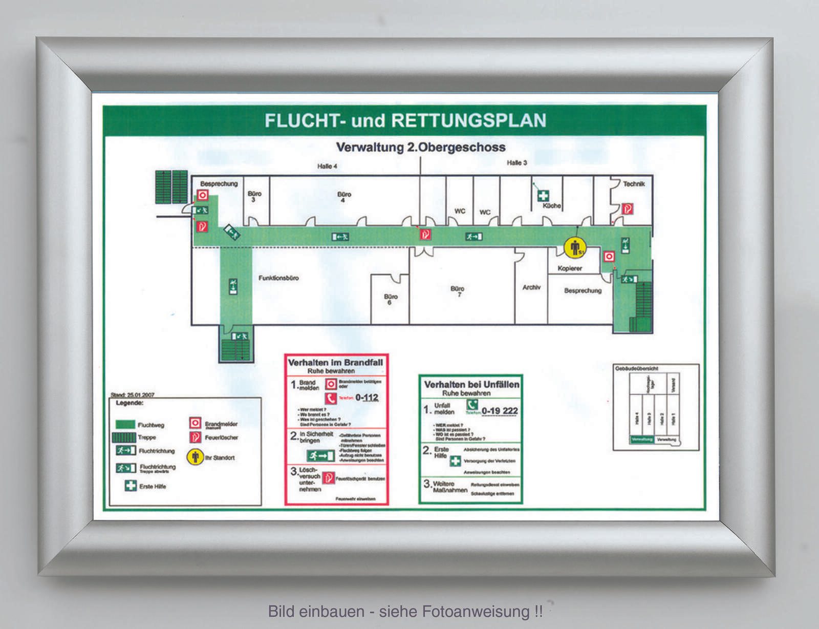 Showdown® Displays Klapprahmen 24,1 x 32,8 cm silber