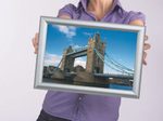 Showdown® Displays Klapprahmen 24,1 x 32,8 cm silber