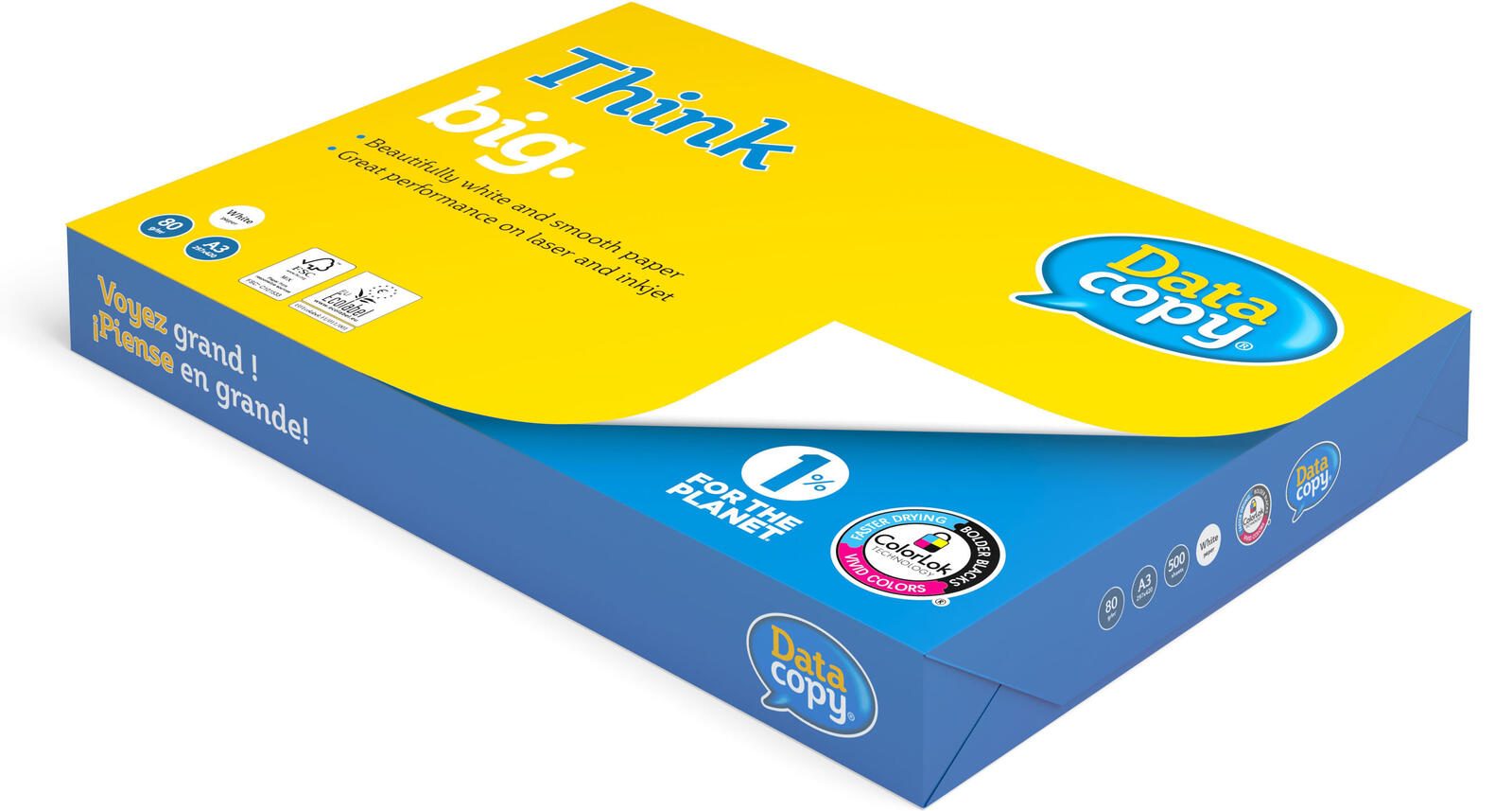 Data copy Kopierpapier DIN A3 80 g/m²