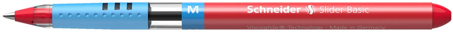 Schneider Slider Basic M Kugelschreiber 0.5 mm Rot