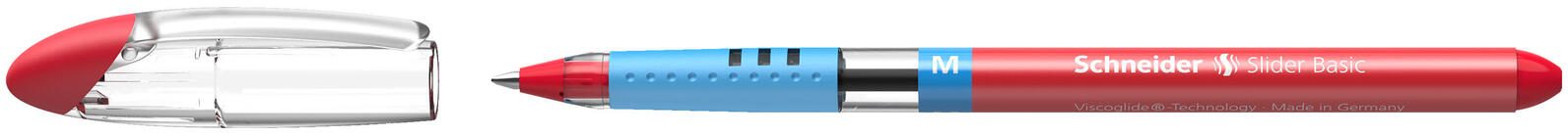 Schneider Slider Basic M Kugelschreiber 0.5 mm Rot
