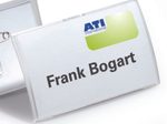 DURABLE Click Fold Namensschilder transparent 7.5 cm x 4 cm
