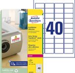 AVERY Zweckform Folien-Kraftklebe-Etiketten 45,7 x 25,4 mm