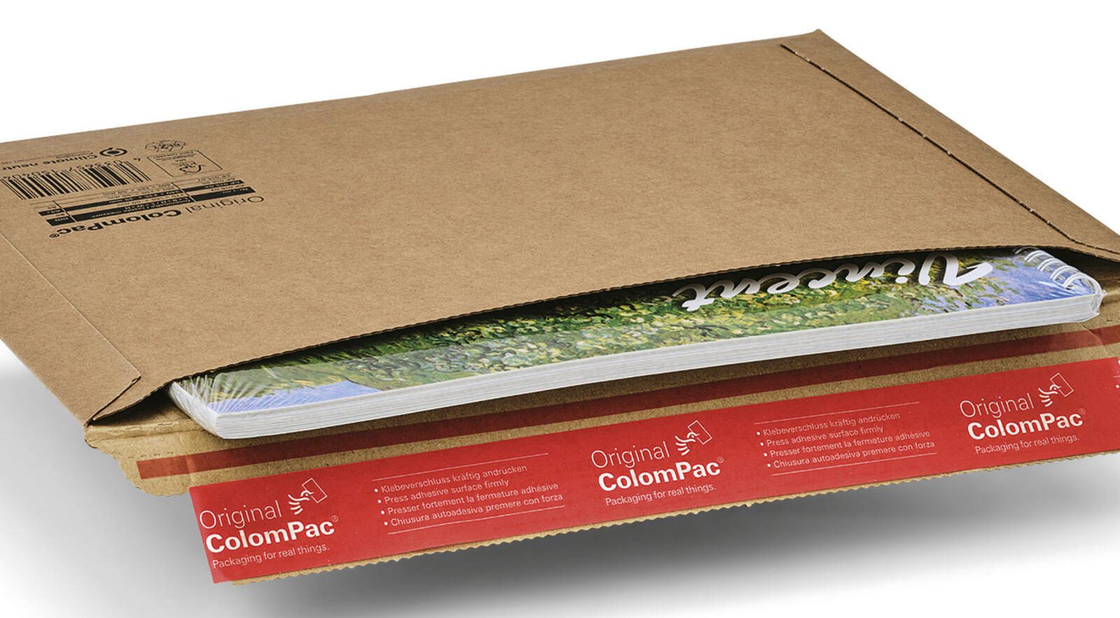 ColomPac® Kartonversandtaschen für DIN B5+ braun