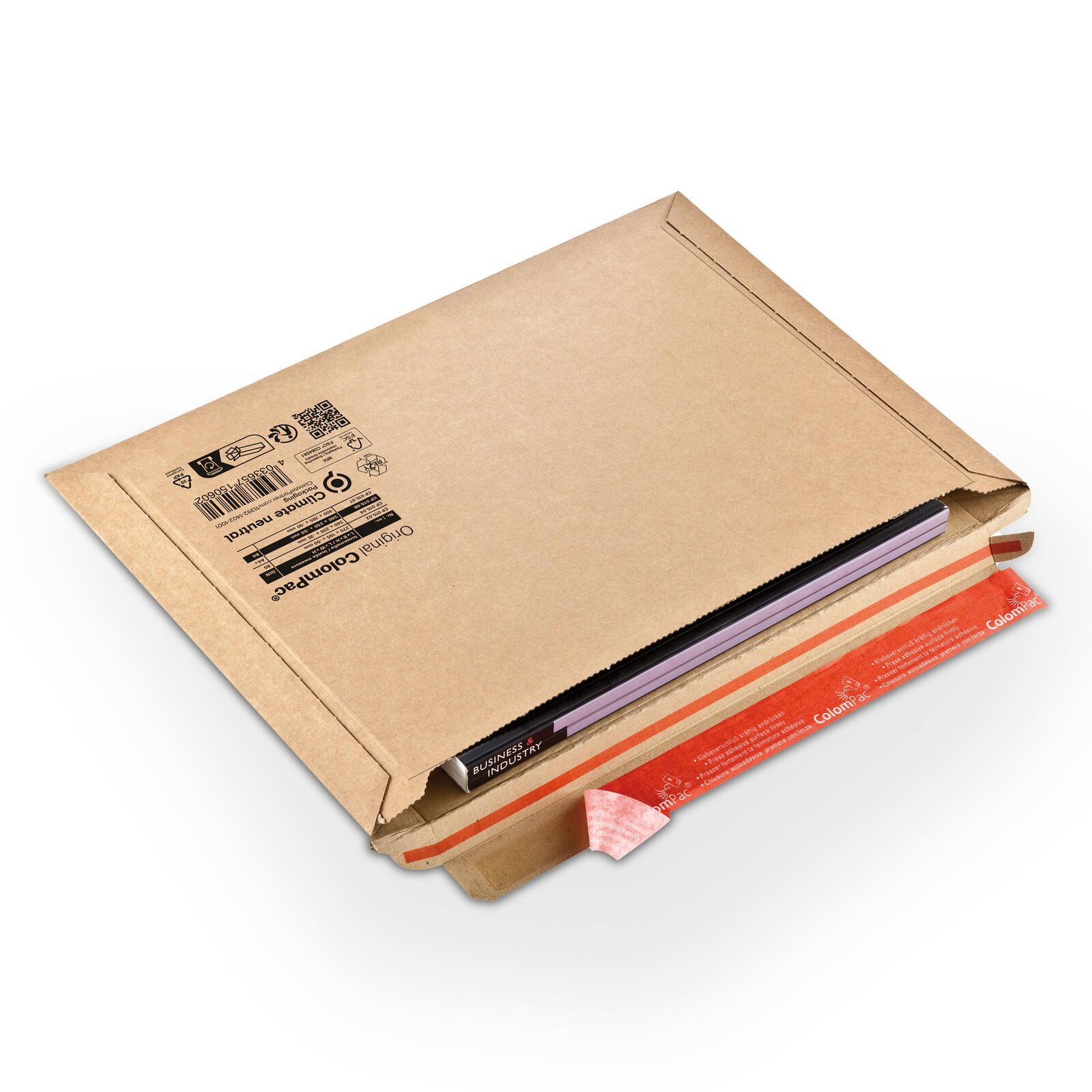 ColomPac® Kartonversandtaschen für DIN B4 braun